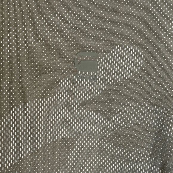 G-Star Raw Men's Camouflage Long‎ Sleeve Pullover Sweatshirt Army Green Small - Picture 3 of 10